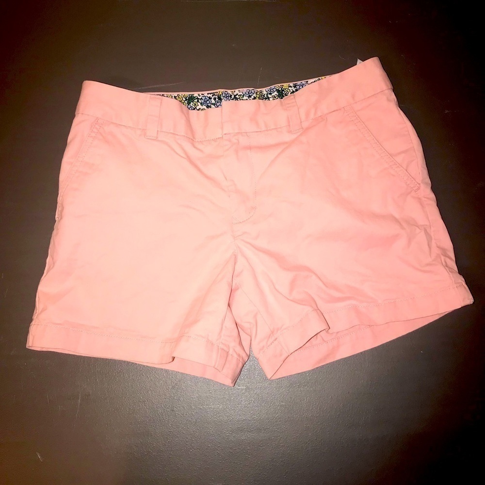 Tommy Hilfiger 100% cotton pink chino khaki shorts size 6